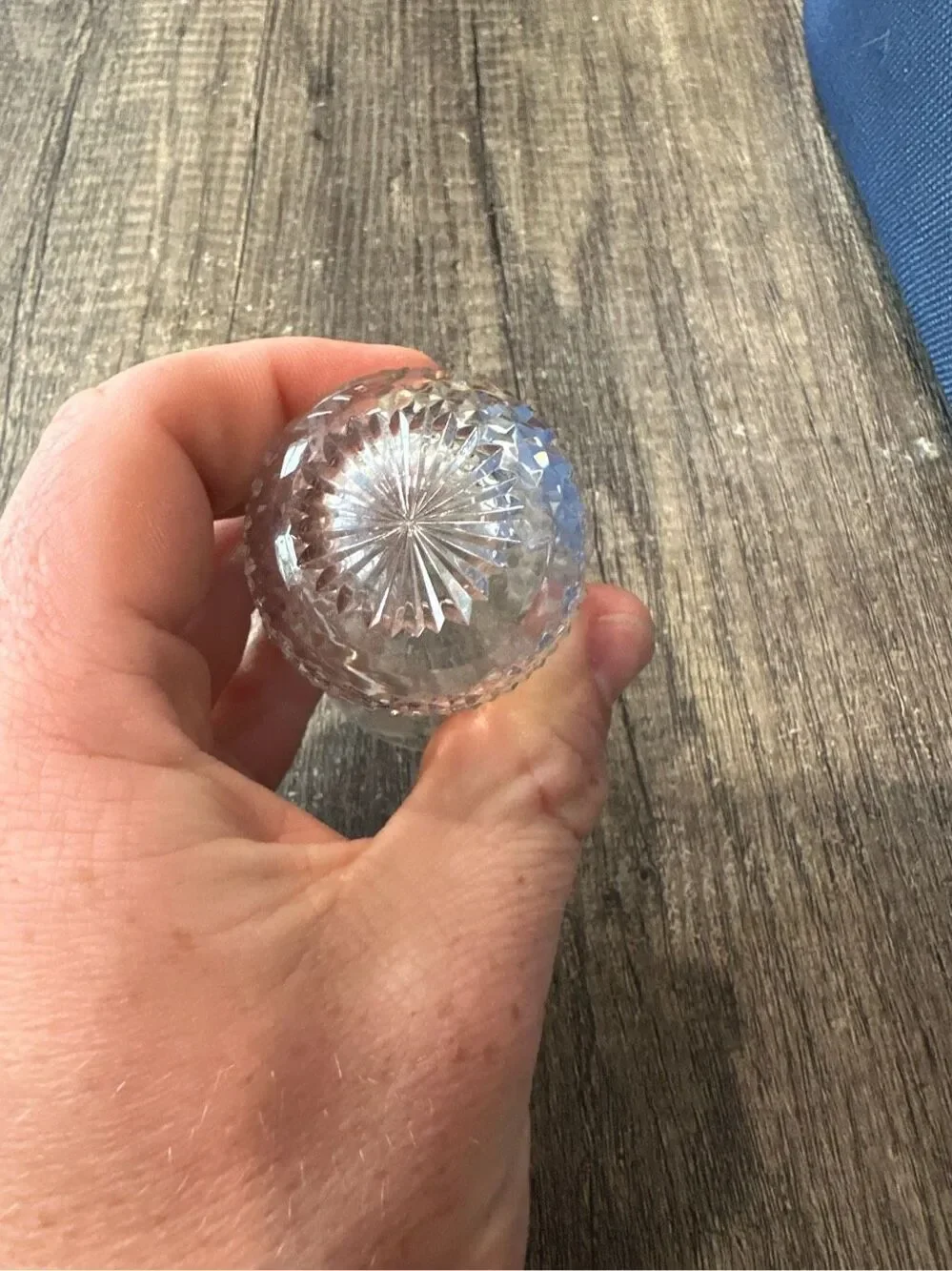Edinburgh Crystal Thistle Shot Glass Etched Thistle Cut Shot Glass Small